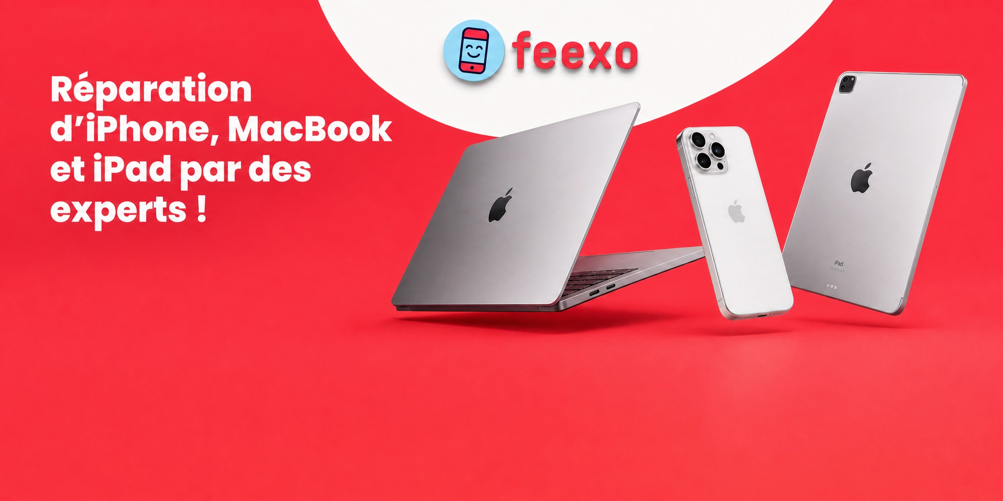 Réparation d'iPhone, MacBook et iPad par des experts !