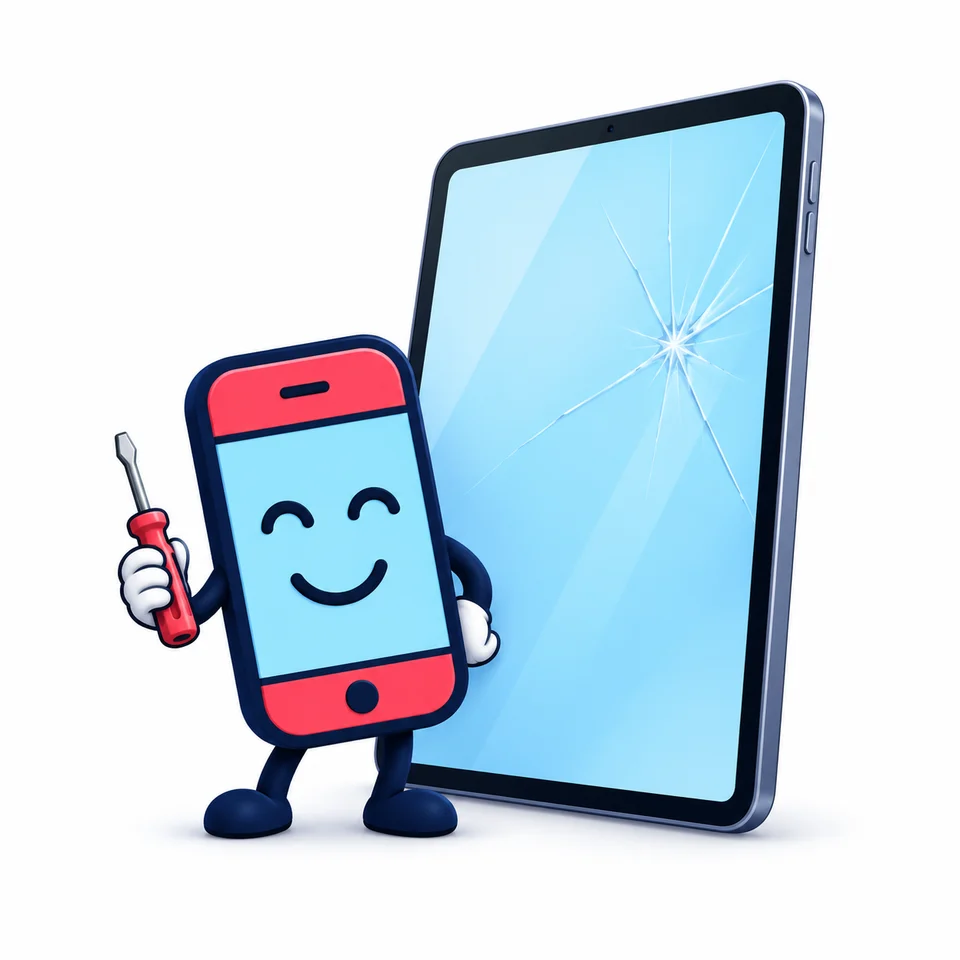 La mascotte Feexo accompagne la réparation de votre tablette
